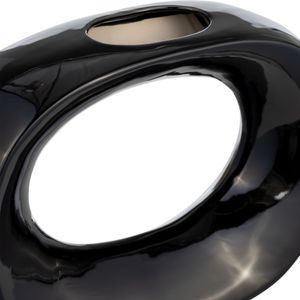 DENNINGGATE BLACK VASE 11 (IN) 6