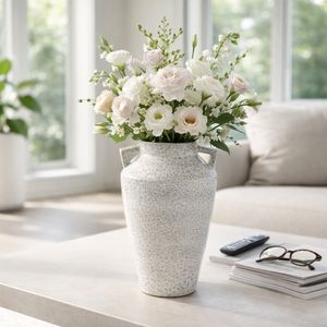 GENTRYRUN WHITE VASE 16 (IN) 11