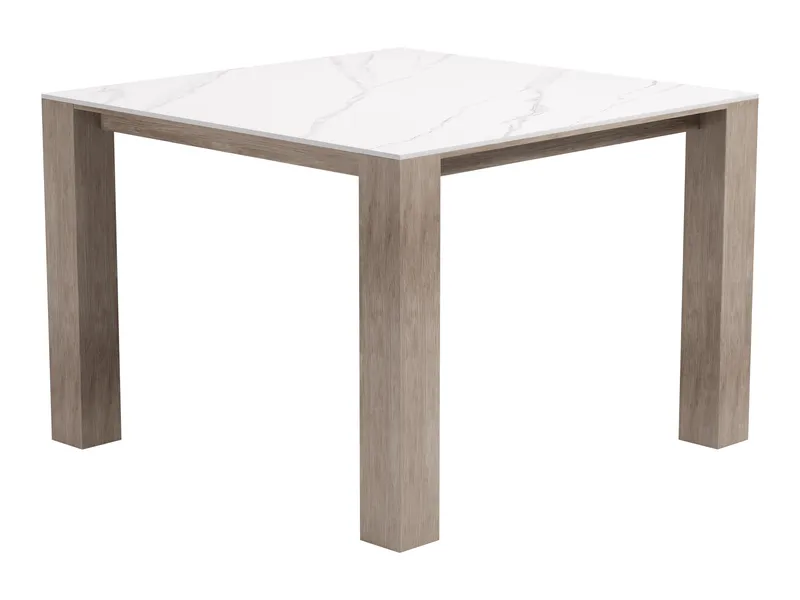 Leilani Square Dining Table (42") White 3