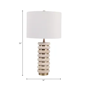 FORDSTONE TAN LAMP 26 (IN) 10