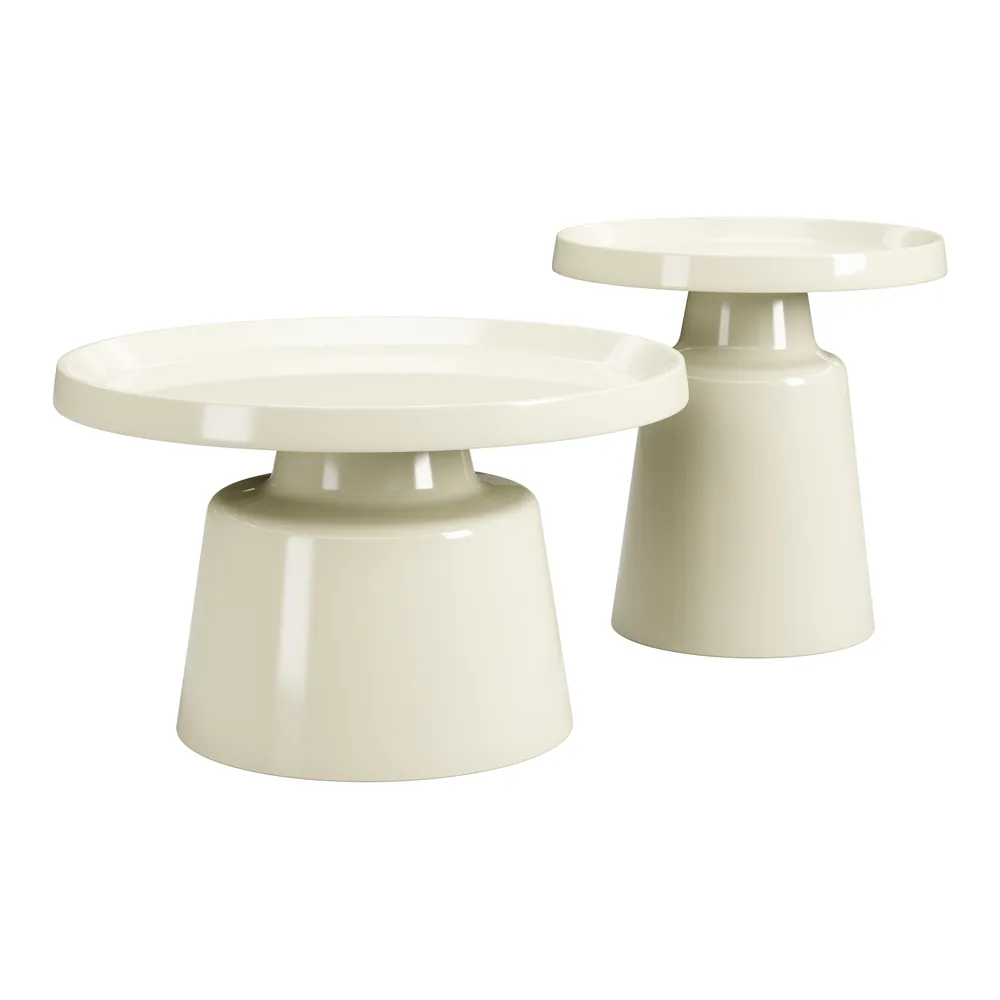 Beurre Coffee Table Set Ivory