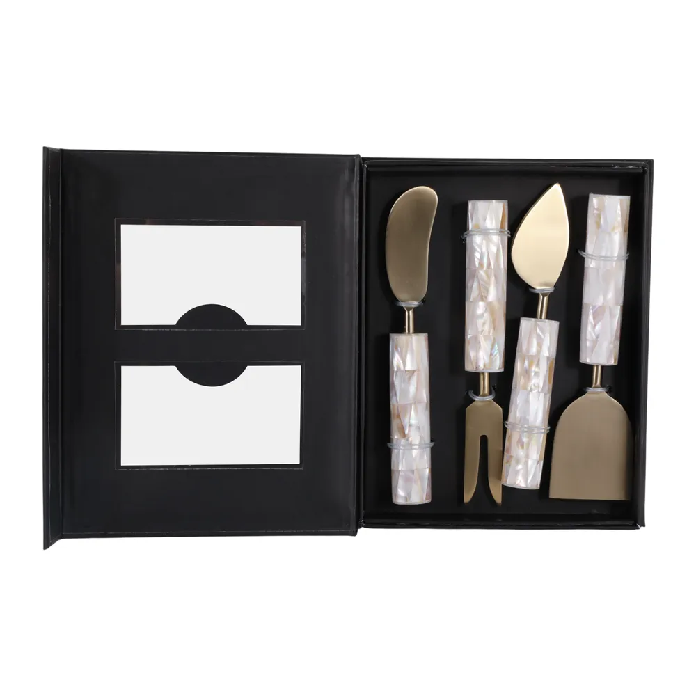 BRONSONTON SET OF 4 WHITE SERVEWARE 8 (IN)