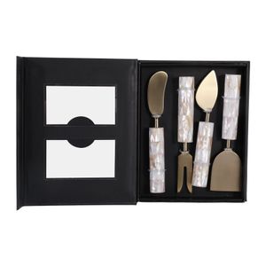 BRONSONTON SET OF 4 WHITE SERVEWARE 8 (IN) 4