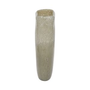 CASPERGROVE GREEN GLASS VASE 10 (IN) 5