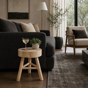 MARCWELL IVORY STOOL 16 (IN) 11