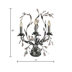 Circeo 24'' High 3-Light Sconce - Deep Rust 2