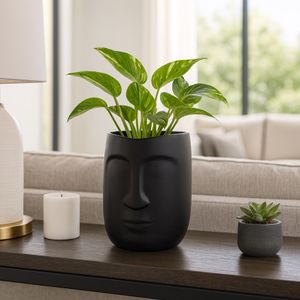 HEATHWIND BLACK VASE 8 (IN) 2