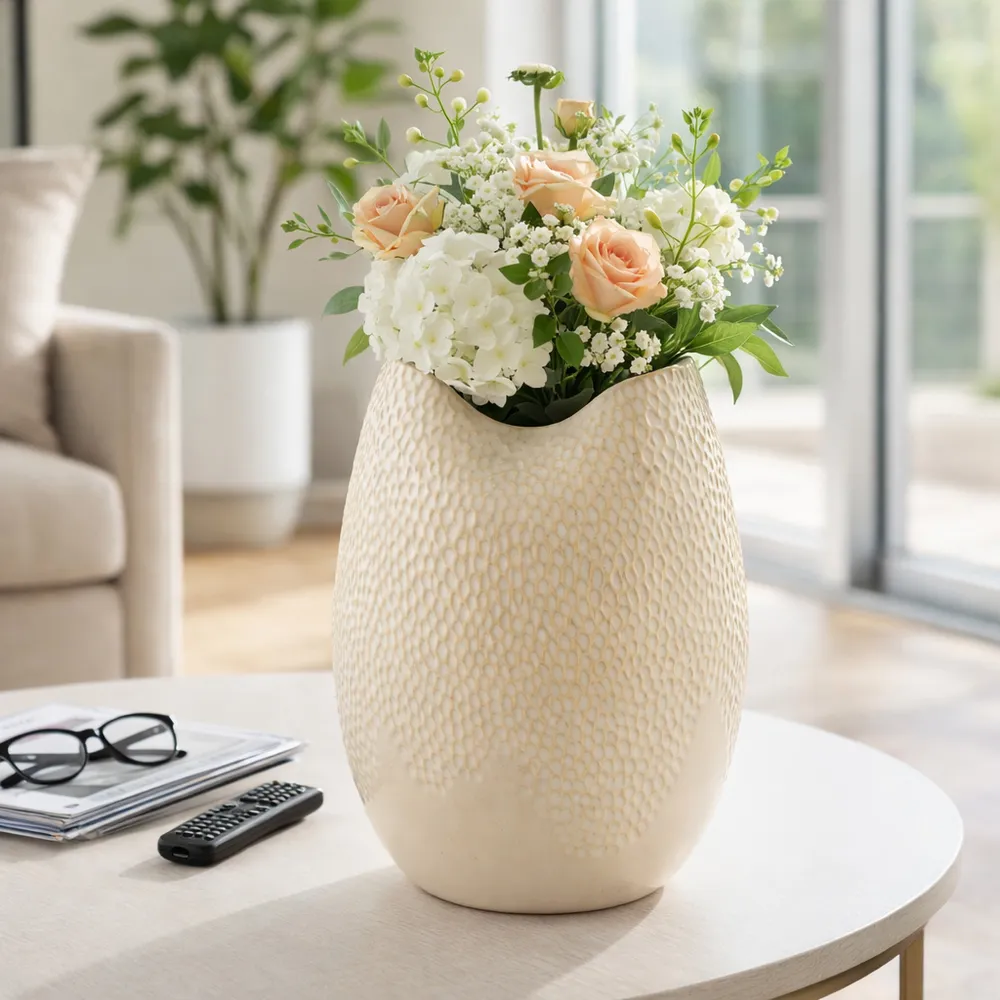 CHESTERMILL CREAM VASE 12 (IN)