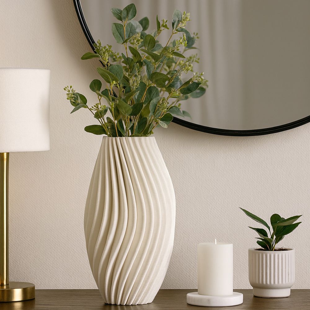 KEATONRUN IVORY VASE 16 (IN)