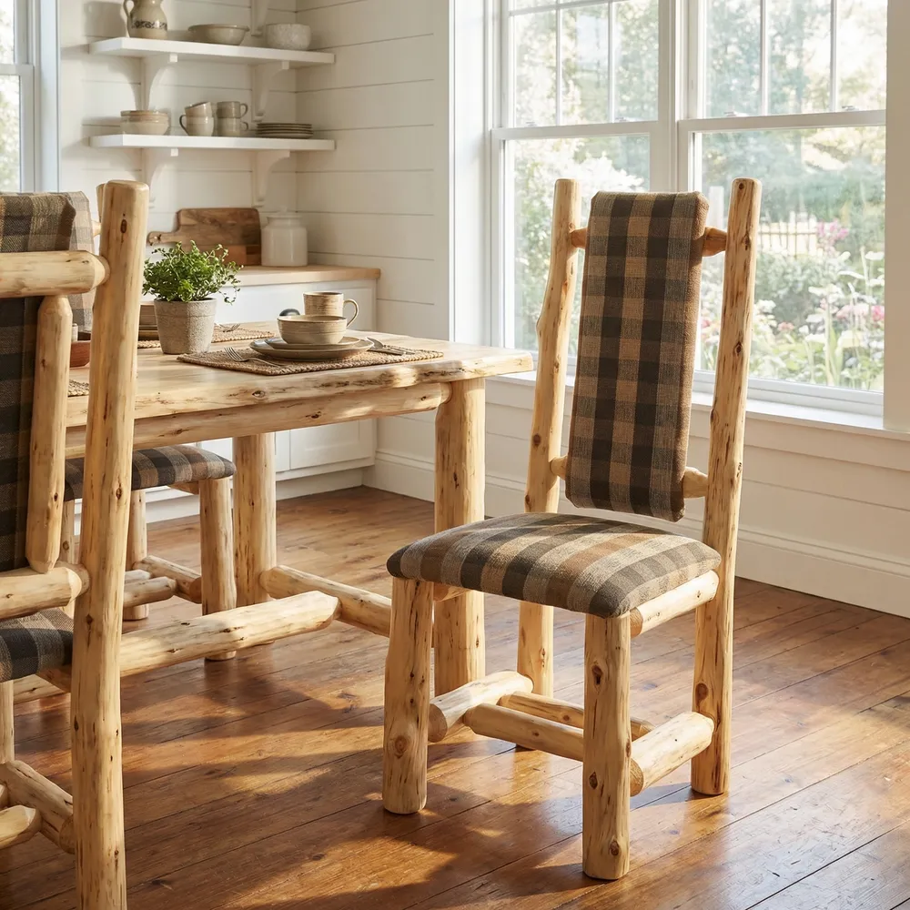 Cedar High Back Upholstered Side Chair - Coffee - Customer's Own Material