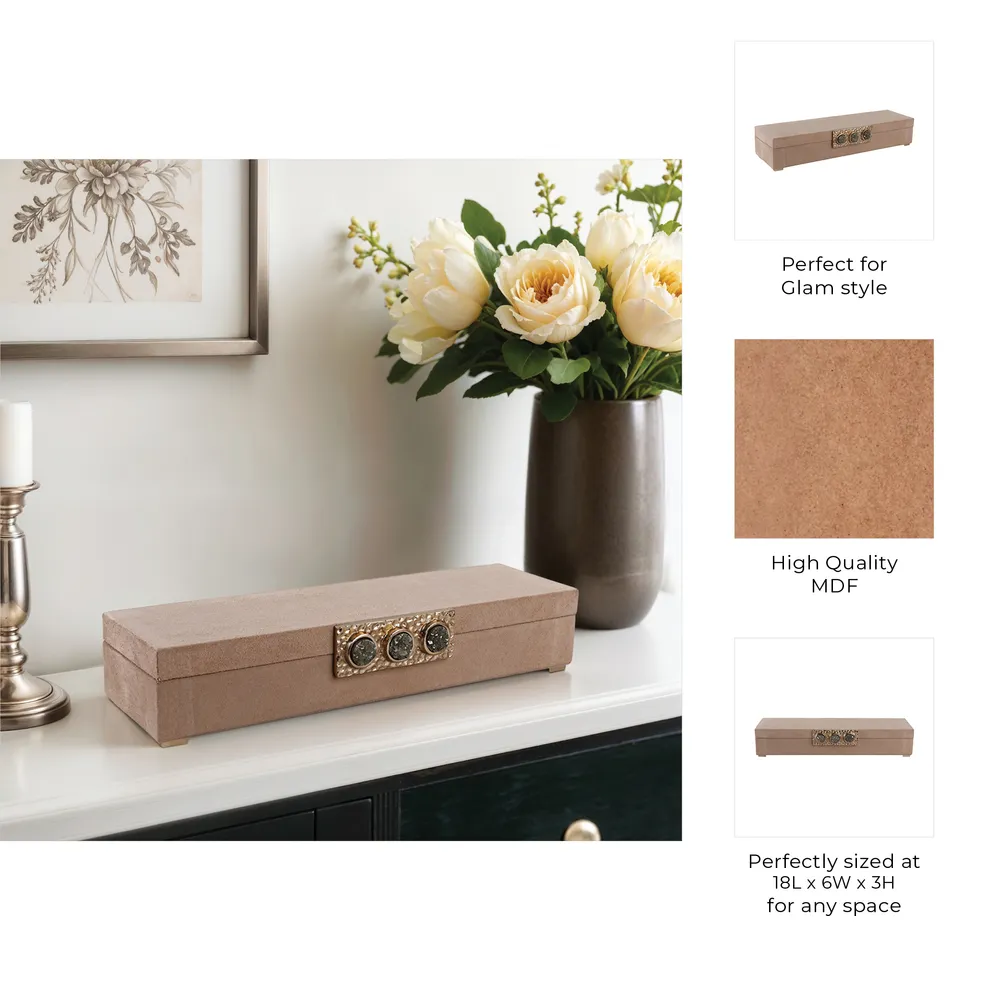 CALTONRIDGE IVORY BOX 3 (IN)