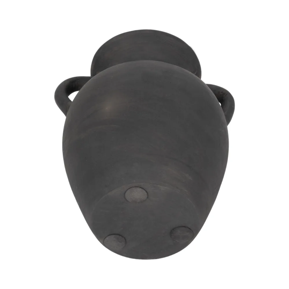 CARLINROSE BLACK VASE 10 (IN)