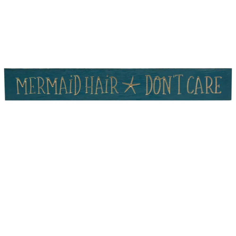 24" USA MERMAID HAIR BARNWOOD SIGN