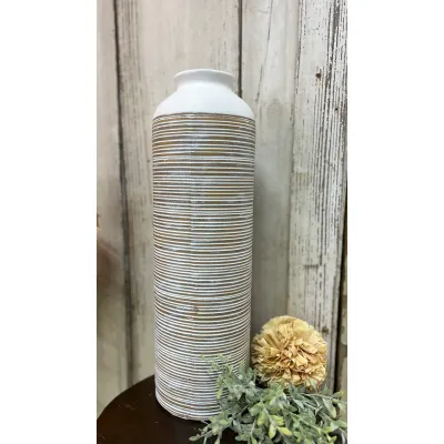Ringed Vase 15in