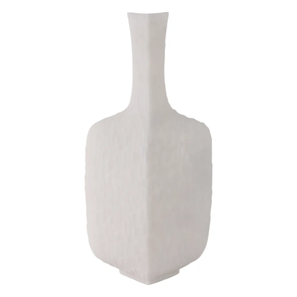 YATESFIELD WHITE VASE 19 (IN)