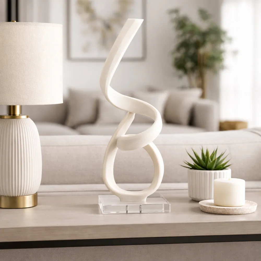 ESSEXTON WHITE DECOR 27 (IN)