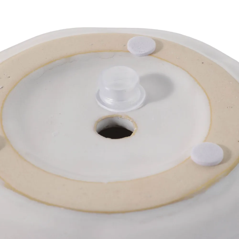 FULTONPARK SET OF 2 IVORY PLANTER 7 (IN)