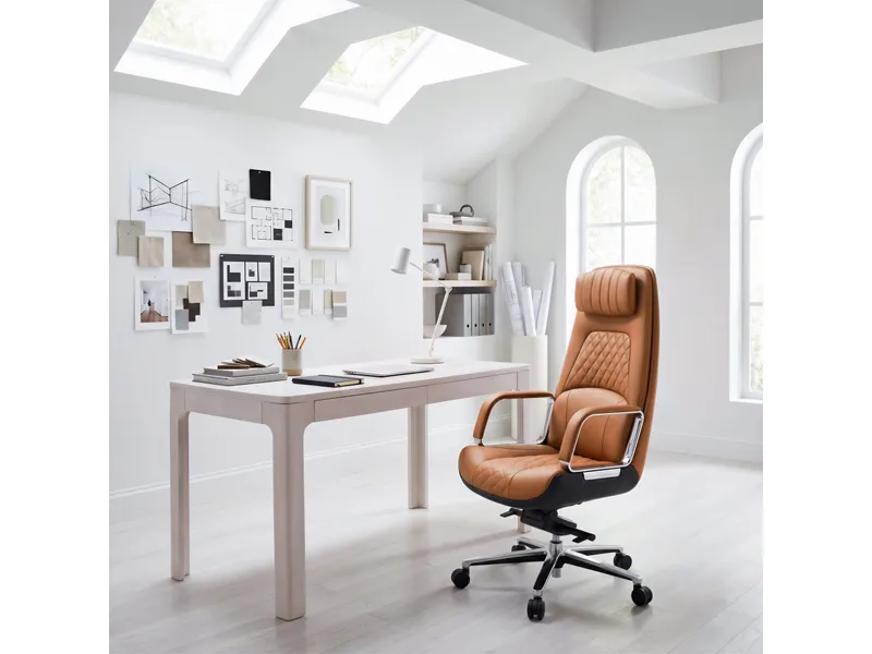 Cordelia Office Chair Brown 10