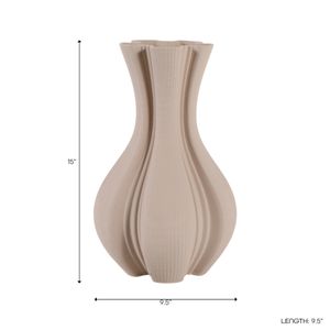 DREWROSE IVORY VASE 15 (IN) 9