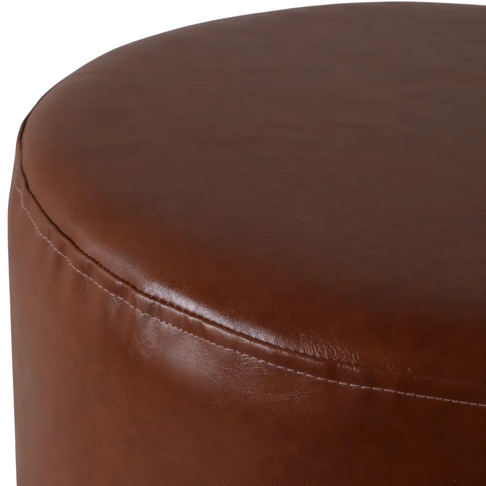 BAYARDGATE BROWN OTTOMAN 18 (IN)