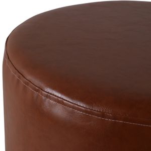 BAYARDGATE BROWN OTTOMAN 18 (IN) 7