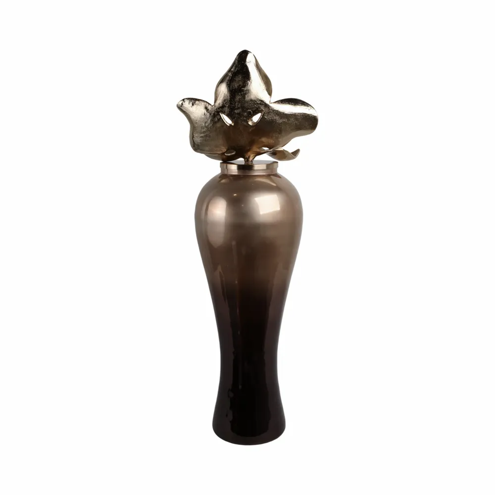 BAIRDOAK WHITE GLASS VASE 42 (IN)