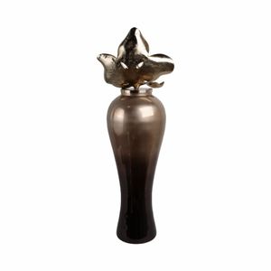 BAIRDOAK WHITE GLASS VASE 42 (IN) 5