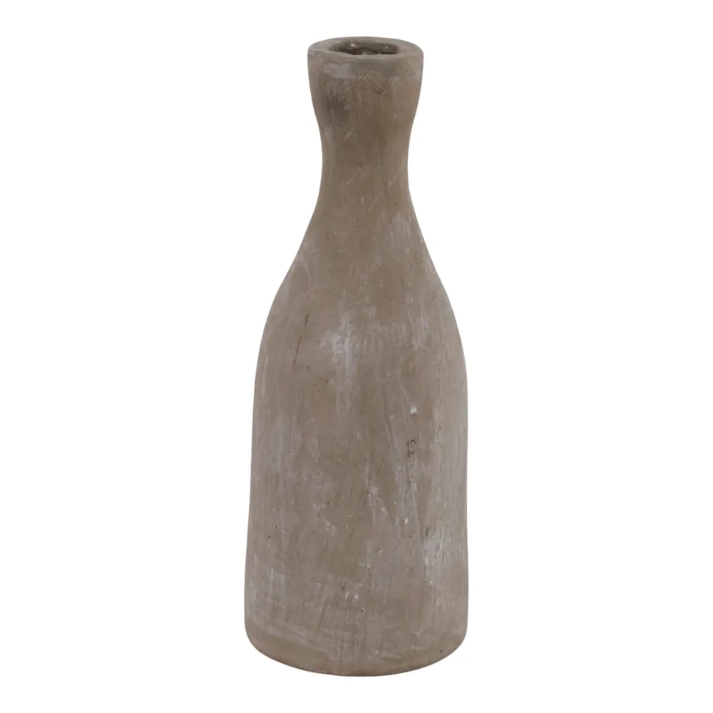 PAXTONCLIFF GRAY CANDLE HOLDER 8 (IN)