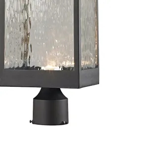 Newcastle 19'' High 1-Light Outdoor Post Light - Textured Matte Black 4