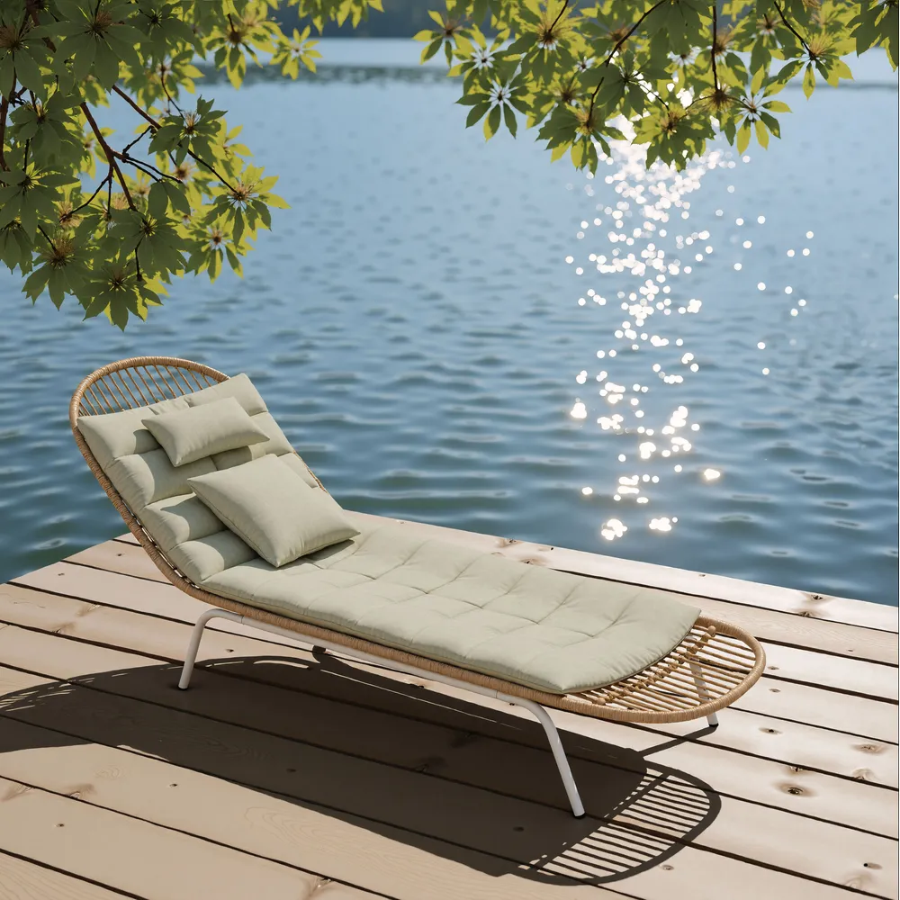 Skim Chaise Lounge Multicolor