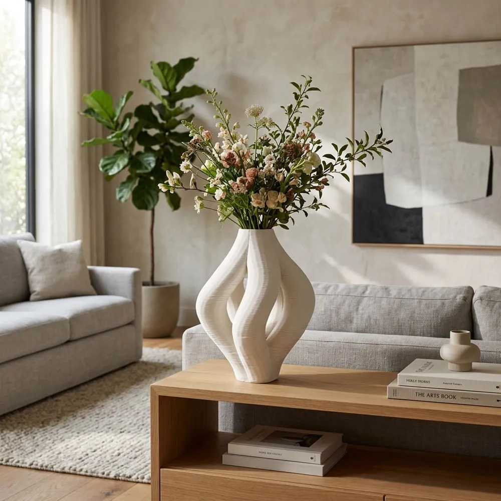 ASHWAY IVORY VASE 12 (IN)