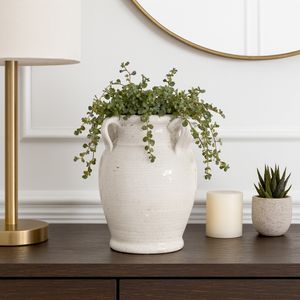 COHENWAY WHITE VASE 8 (IN) 11