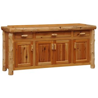 Cedar Log 75-inch Buffet - Vintage