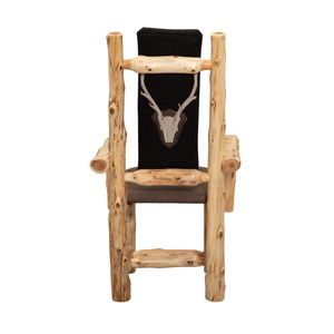 Cedar High Back Upholstered Arm Chair - Coffee - Customer's Own Material 5