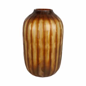 HOUSTONCREST BROWN GLASS VASE 19 (IN) 5