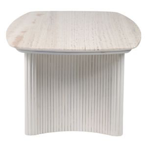 BERGENWELL IVORY COFFEE TABLE 17 (IN) 4