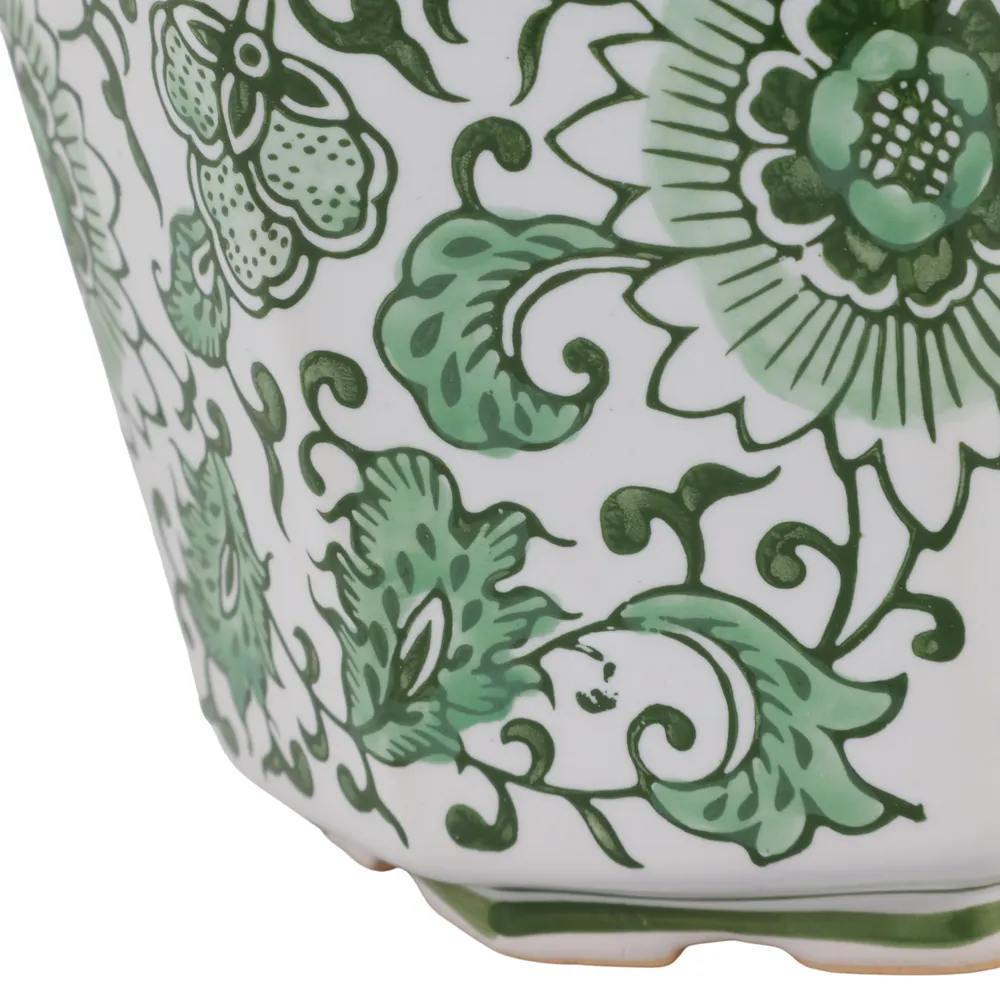 ENOCHFIELD SET OF 2 GREEN PLANTER 7 (IN)