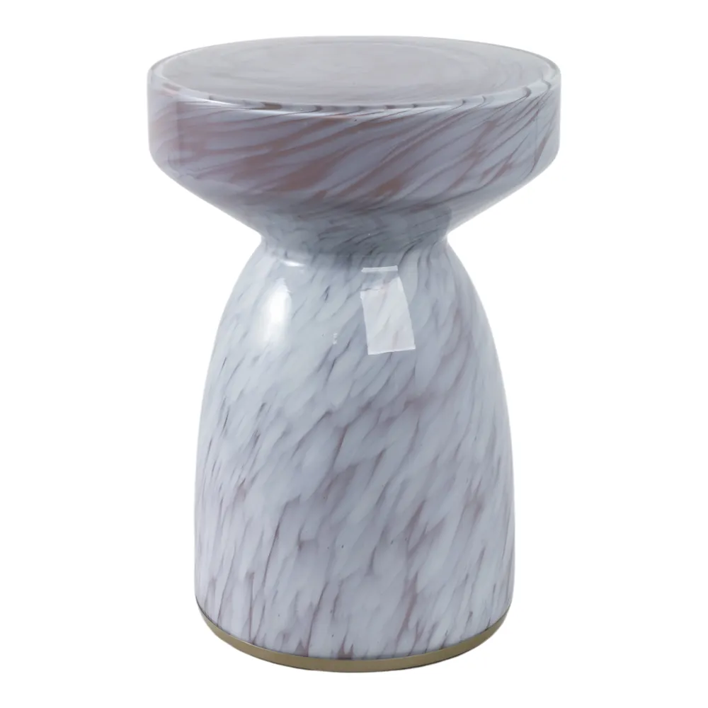 DEXTERMORE WHITE TABLE 18 (IN)