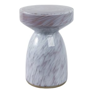 DEXTERMORE WHITE TABLE 18 (IN) 1