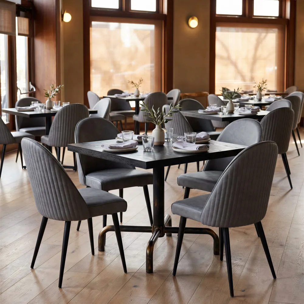 Silloth Armless Dining Chair Gray