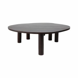 FORRESTBROOK SET OF 2 BROWN COFFEE TABLES 16 (IN) 4
