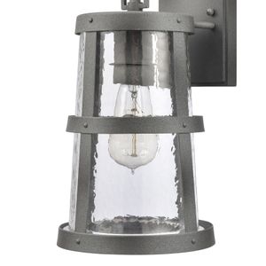 Dakota 14'' High 1-Light Outdoor Sconce - Distressed Zinc 5