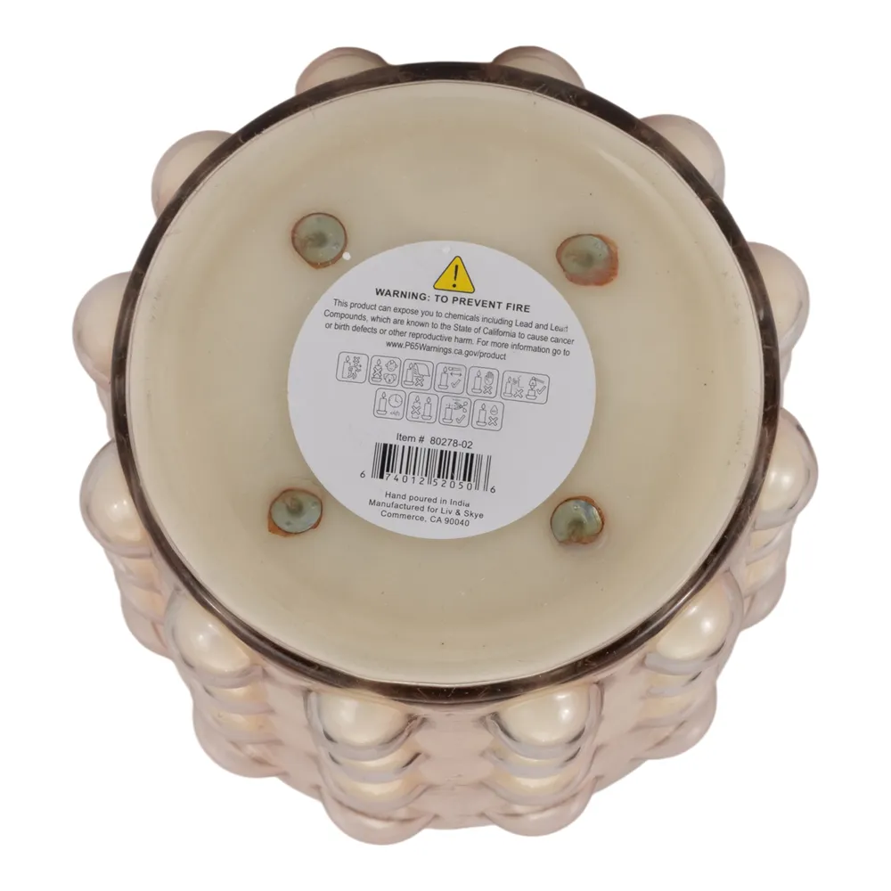 BUFORDHAM PINK CANDLE 7 (IN)