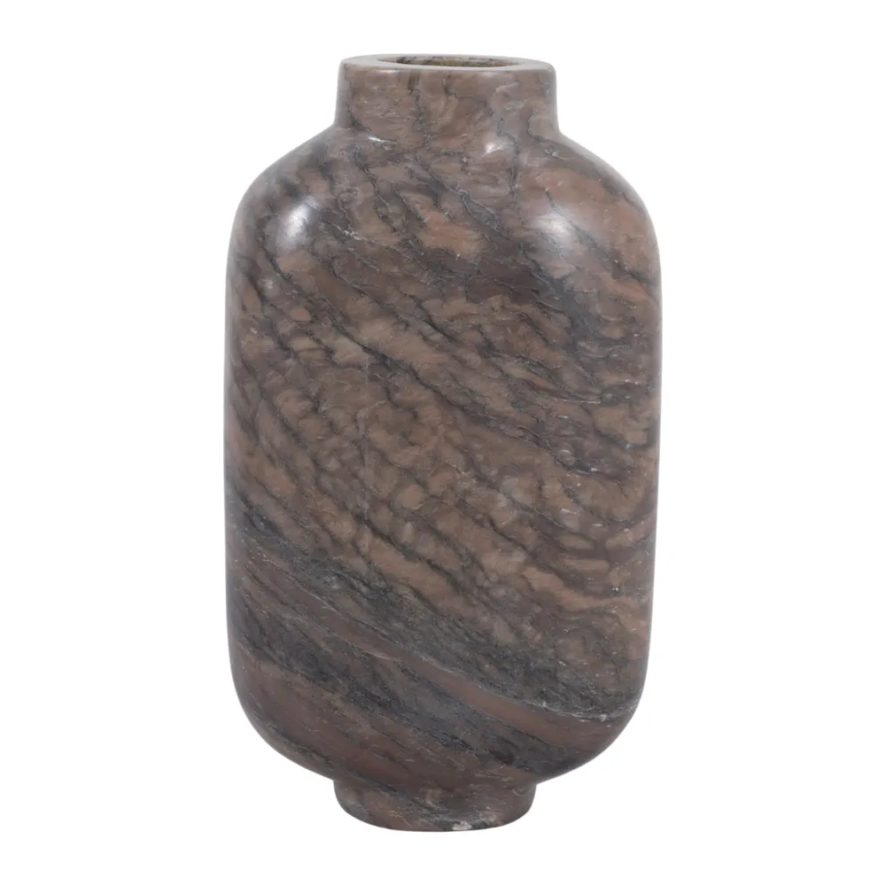 SKYLERBROOK BROWN VASE 9 (IN)
