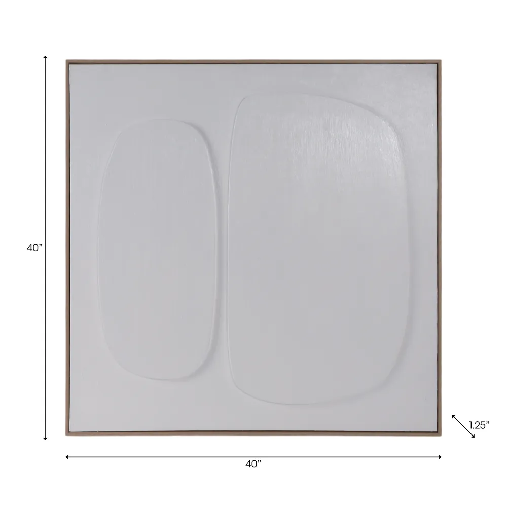 HAMPTON WHITE ART 40 (IN)