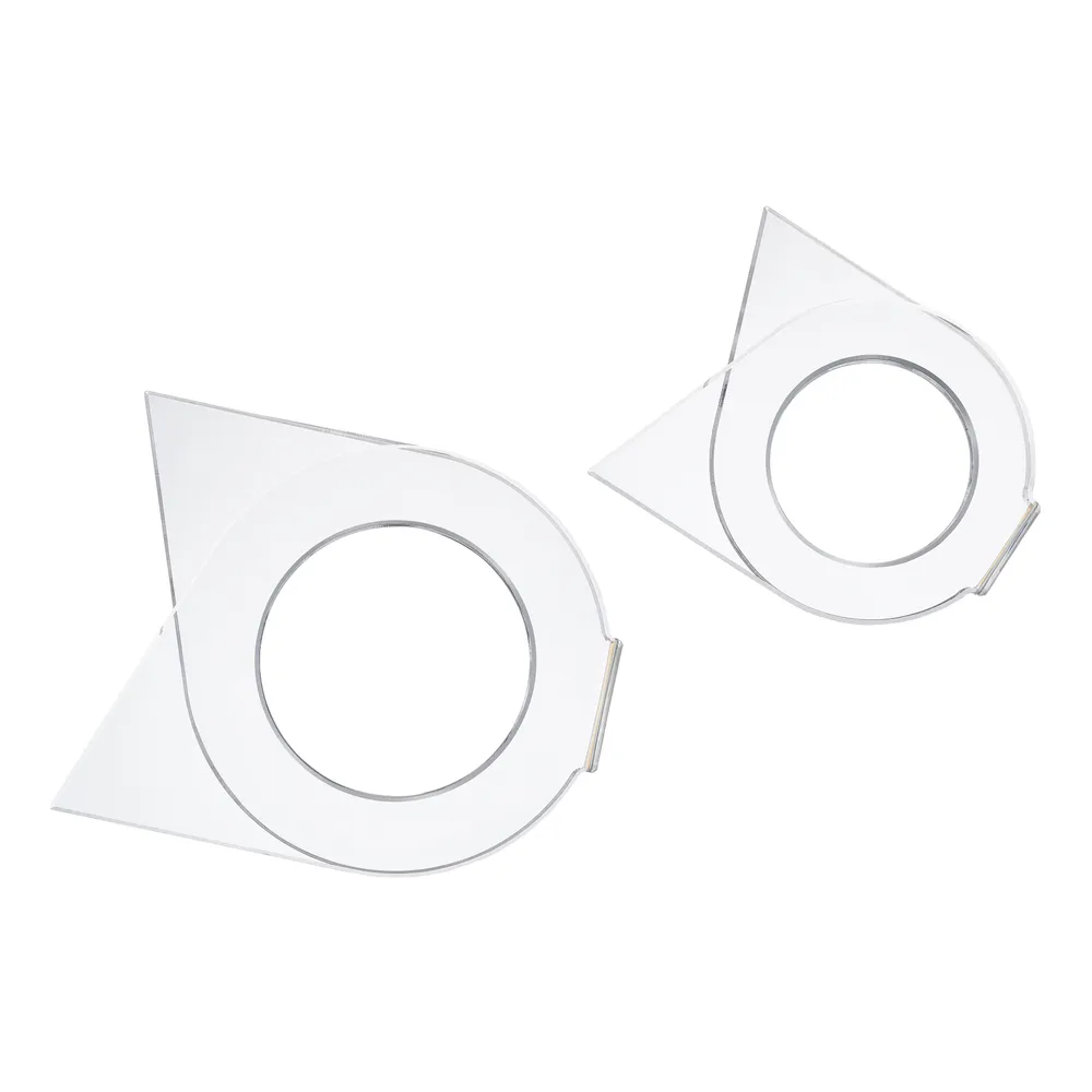 DUNLAPPARK SET OF 2 CLEAR DECOR 10 (IN)