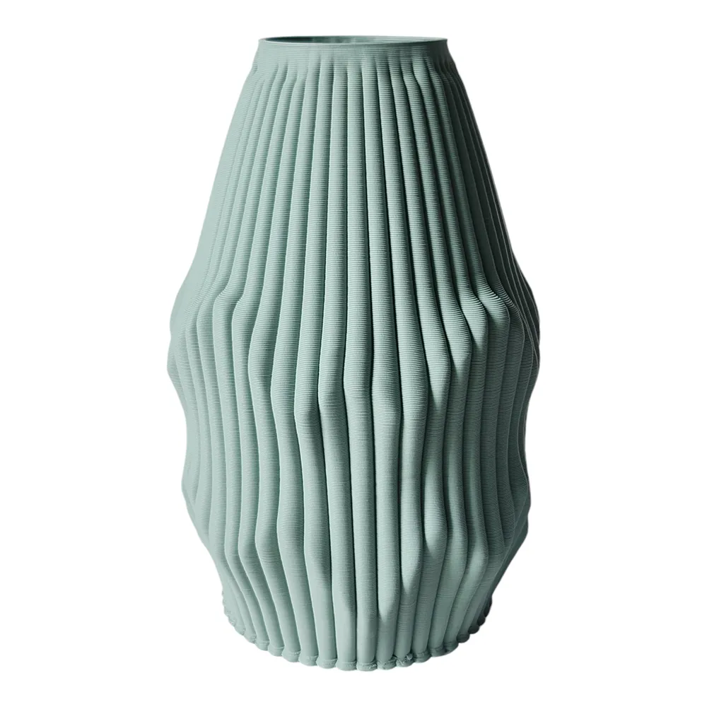 RUBYLEY GREEN VASE 12 (IN)