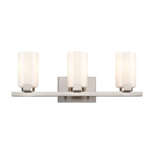 Dressler 22'' Wide 3-Light Vanity Light - Brushed Nickel 1