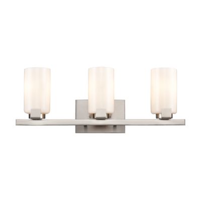 Dressler 22″ Wide 3-Light Vanity Light - Brushed Nickel