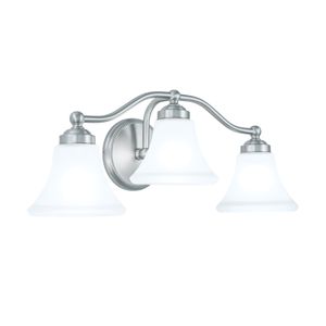 Soleil 22.25'' Wide 3-Light Vanity Light - Brushed Nickel 1